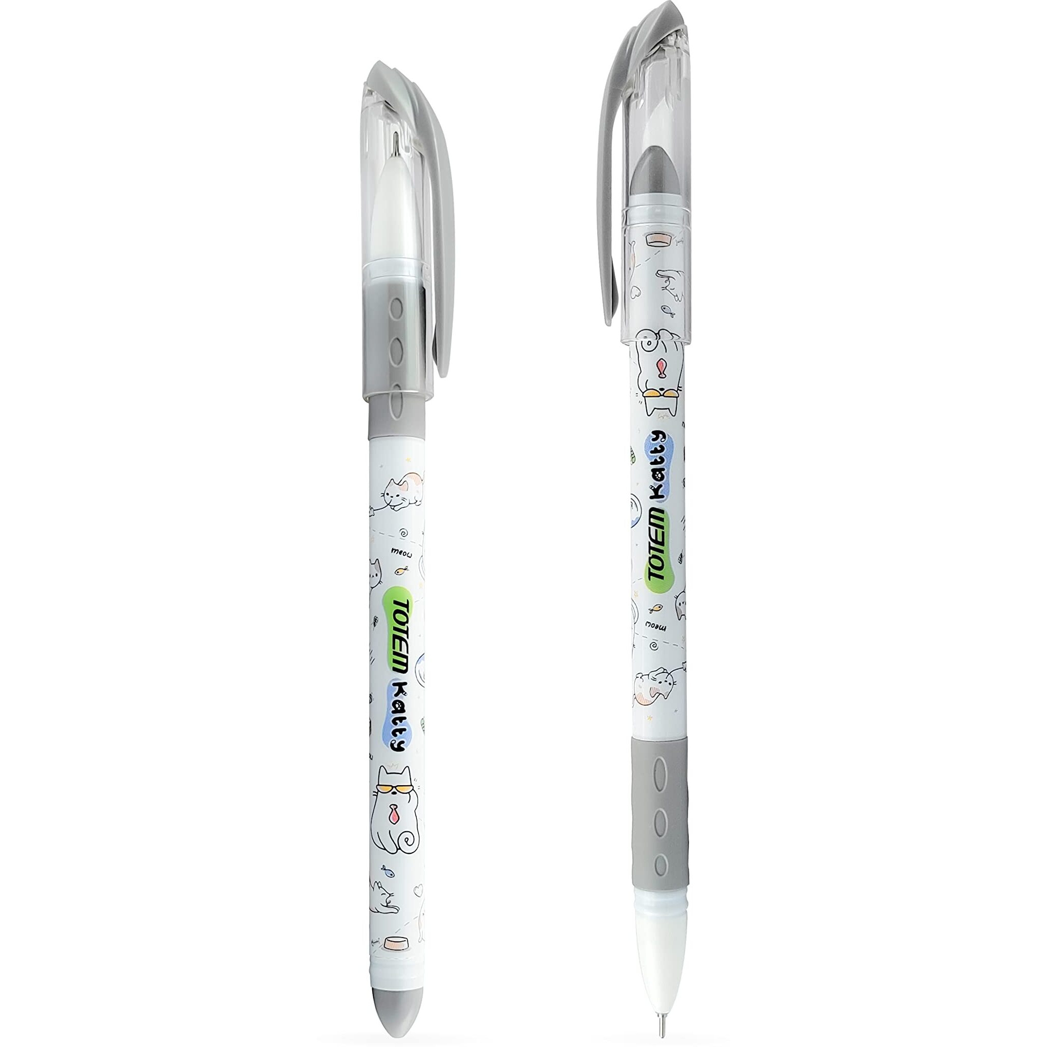 TOTEM Katty Ball Pens | 20Pcs Black Ink | Gifts for Stylish Girls & Women|Pens for Writing|0.5 mm Tip Ball Pens Pack|Smooth Writing Pastel Pens|Stationery Set for Students|Ball Pens Set