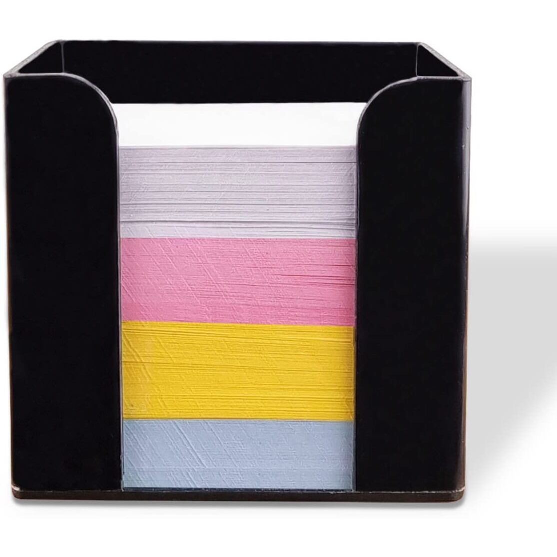 Flybuy Memo Pad Cube with Pack of 1000 Multicolor Paper Sheets Ideal for Home and Offices (Size3.75'' X 3.75'')
