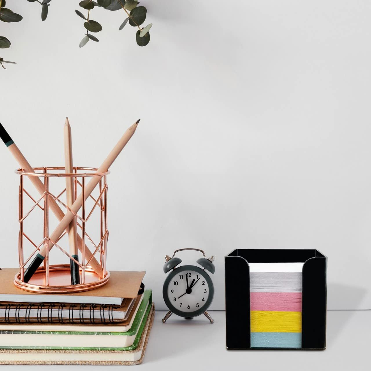 Flybuy Memo Pad Cube with Pack of 1000 Multicolor Paper Sheets Ideal for Home and Offices (Size3.75'' X 3.75'')