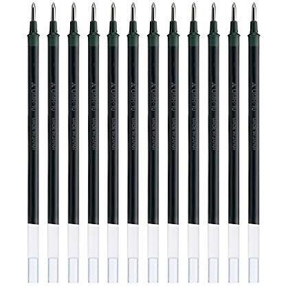 uni-ball Signo 0.1mm UM153S & UMR-10 Gel Pen - Refill Combo | Black Ink, 2 Pcs Pens with 3 Pcs Refills