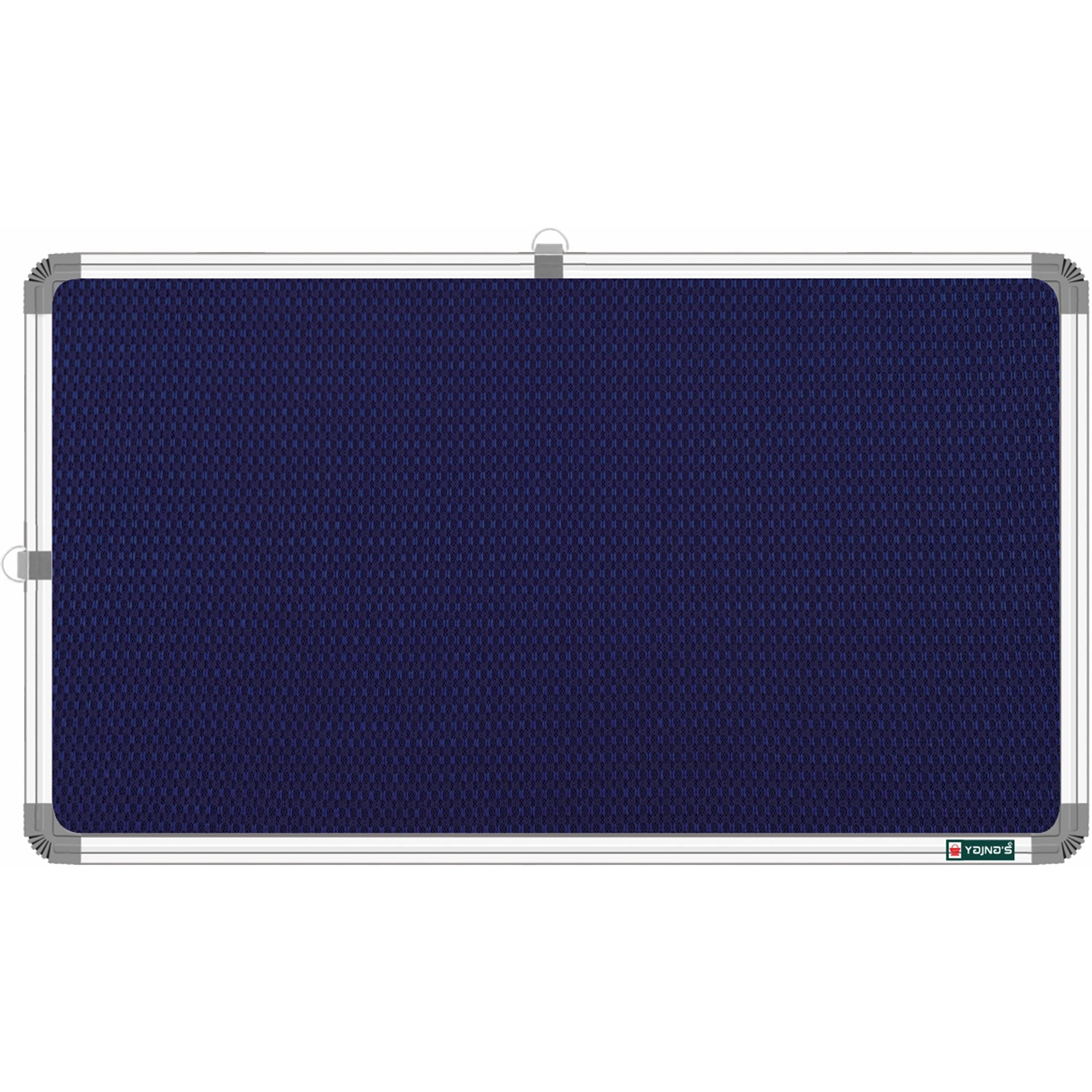 YAJNAS Premium Material 28x41 Centimeter Blue Color Notice Board/Pin-up Board/Soft Board/Bulletin Board/Pin-up Display Board for Home, Office & School (Blue, 28x41 Centimeter)