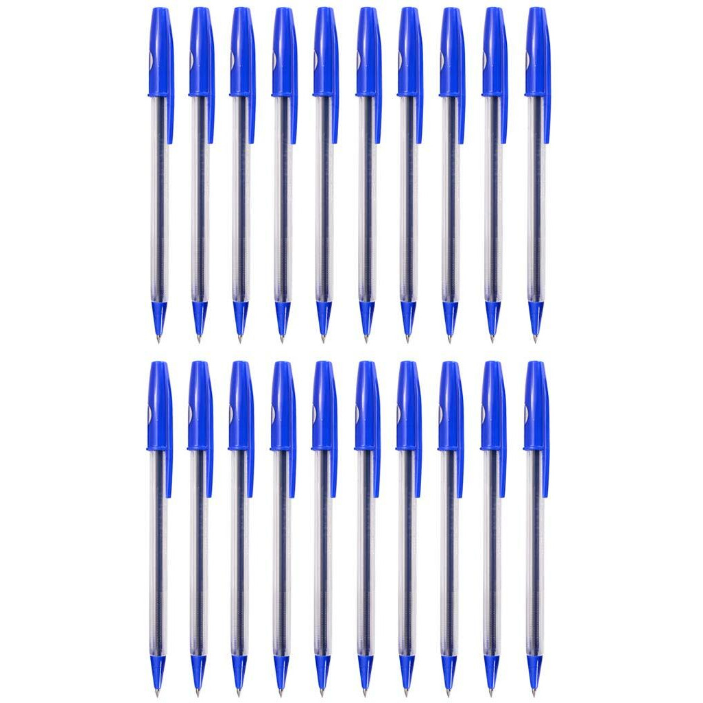 uni-ball SAR 0.7mm Ball Pen | Blue Ink, Pack of 20