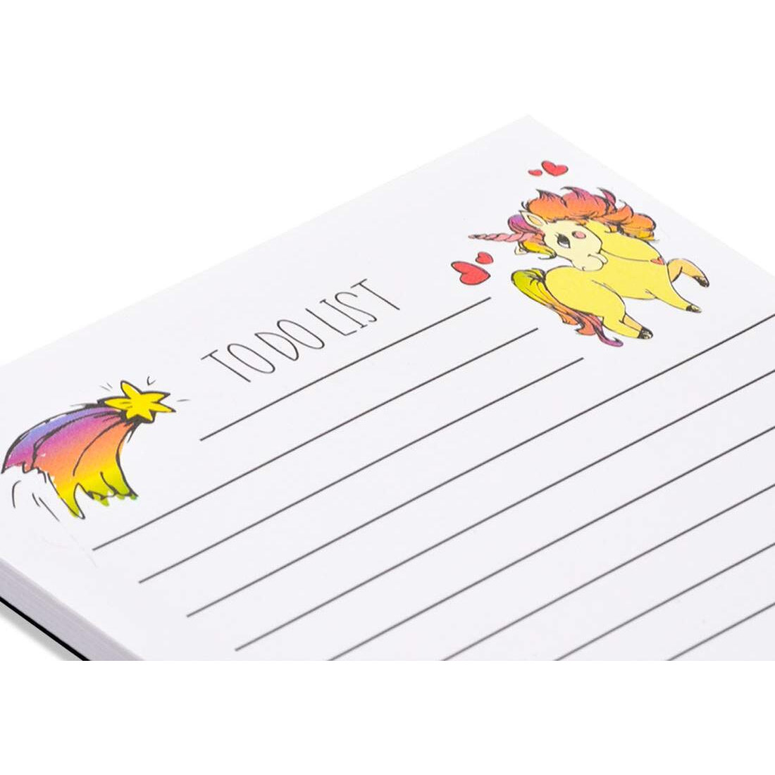 COI to DO List MEMO Pads Cute Colourful Horse 50 Easy Tear Off Sheets Each| Set of 2 Writing Pads