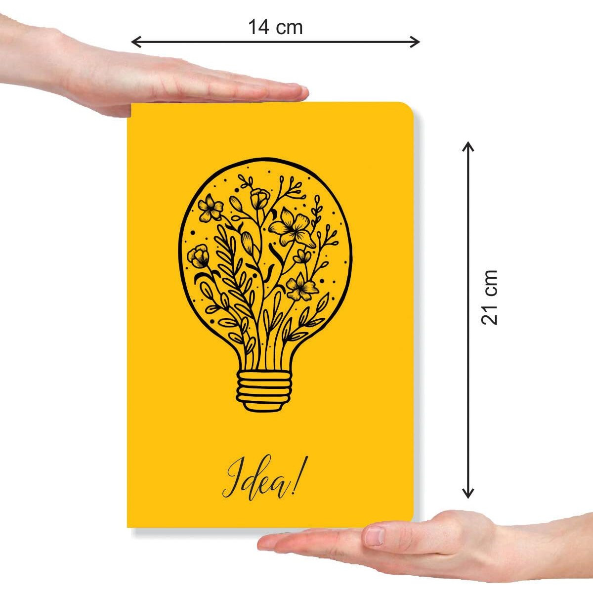 Zen Sangam Artists - A5 Creative Art Journal Diary - 150 GSM - Bullet (BUJO) - Dot Grid Smooth Surface - (100 Pages) - Size (21x14 cm) - Cartridge Natural Shade Sheets - (Idea)