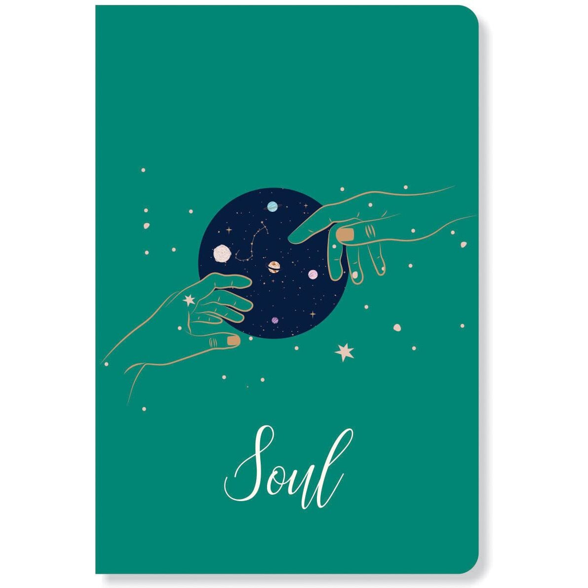 Zen Sangam Artists - A5 Creative Art Journal Diary - 150 GSM - Bullet (BUJO) - Dot Grid Smooth Surface - (100 Pages) - Size (21x14 cm) - Cartridge Natural Shade Sheets - (Soul)
