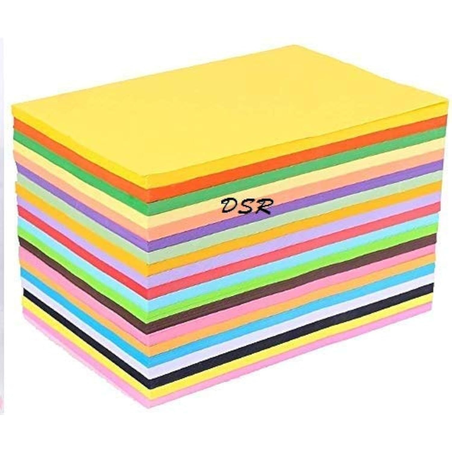 Eclet A4 100 Coloured Sheets (10 Sheets each color) Copy Printing/Art and Craft Paper Double Sided ColouredOffice Stationery Children's Day Gift, Birthday Gift, Party Favors,christmas decor etc 01