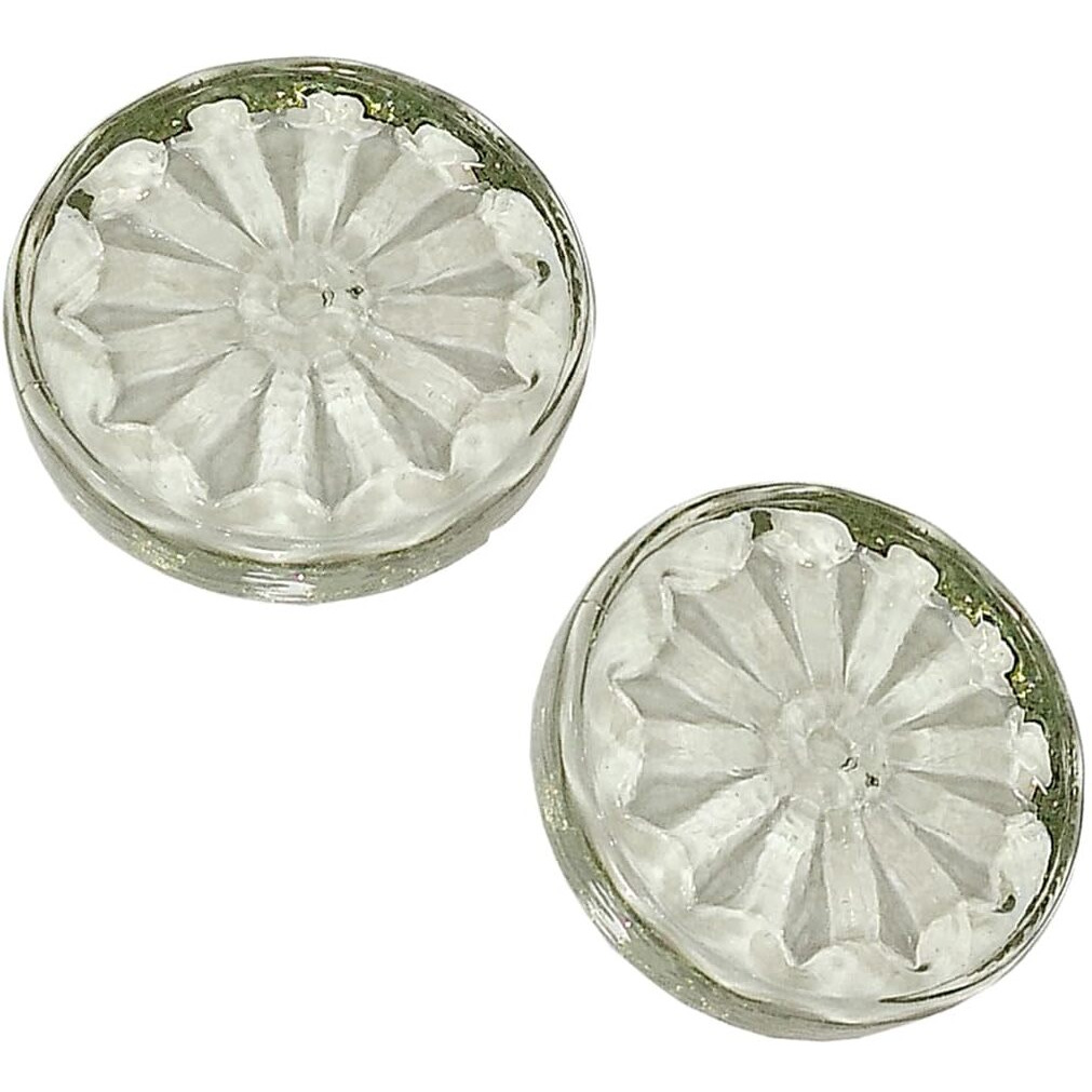Panku Natural Premium Glass Paper Weight for Office Desk/Study Table (Pack of 2)