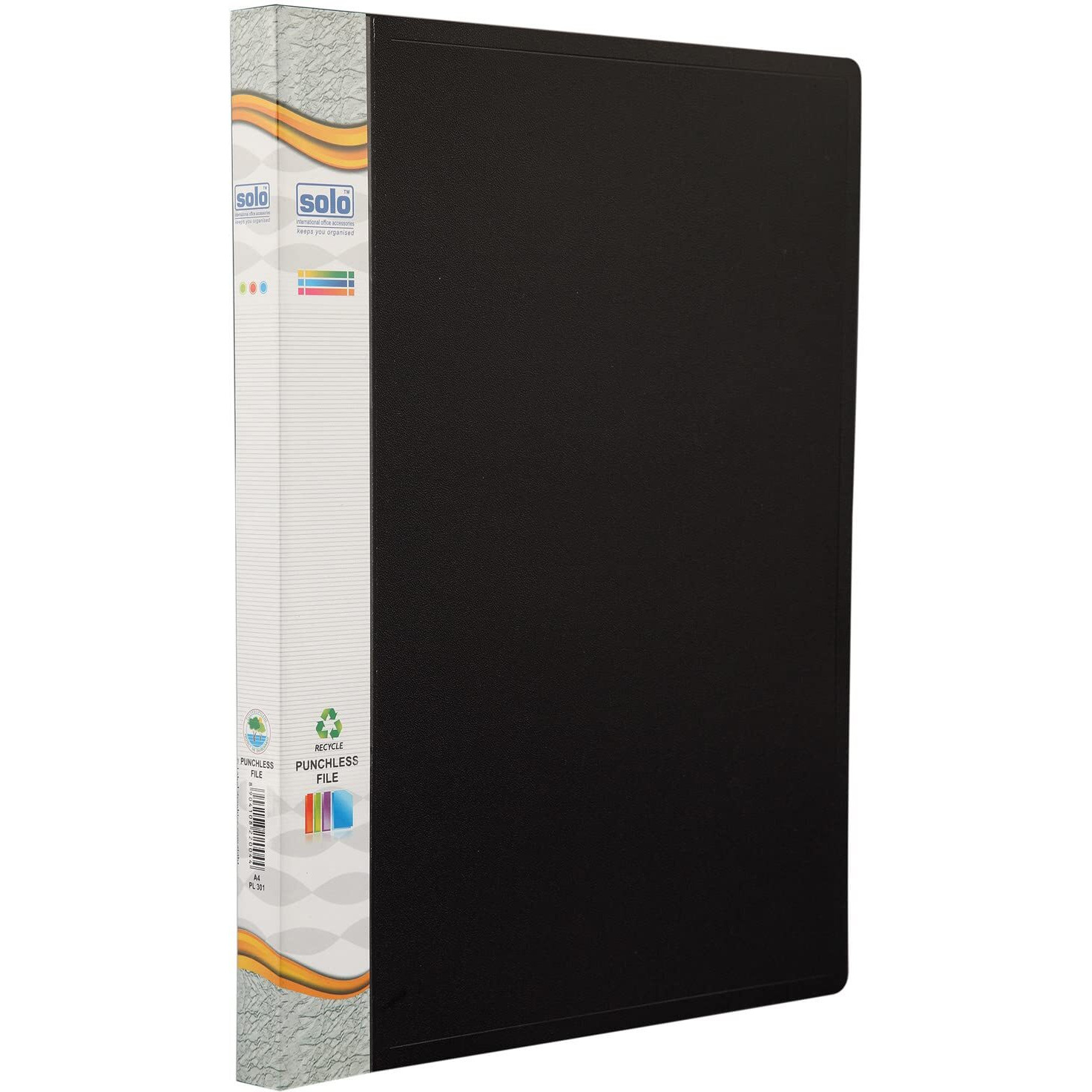 SOLO Pl- 311 Punchless File (Lever Clip) - Black