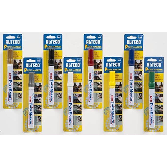 ALTECO (Japan Oil Based Paint Marker Pack of 1 BLACK