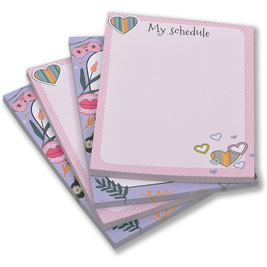 COI Personal to Do List Notepad, Task List Planner Pad, Small to Do List for Work, College & Home, to Do Planner Set of 4