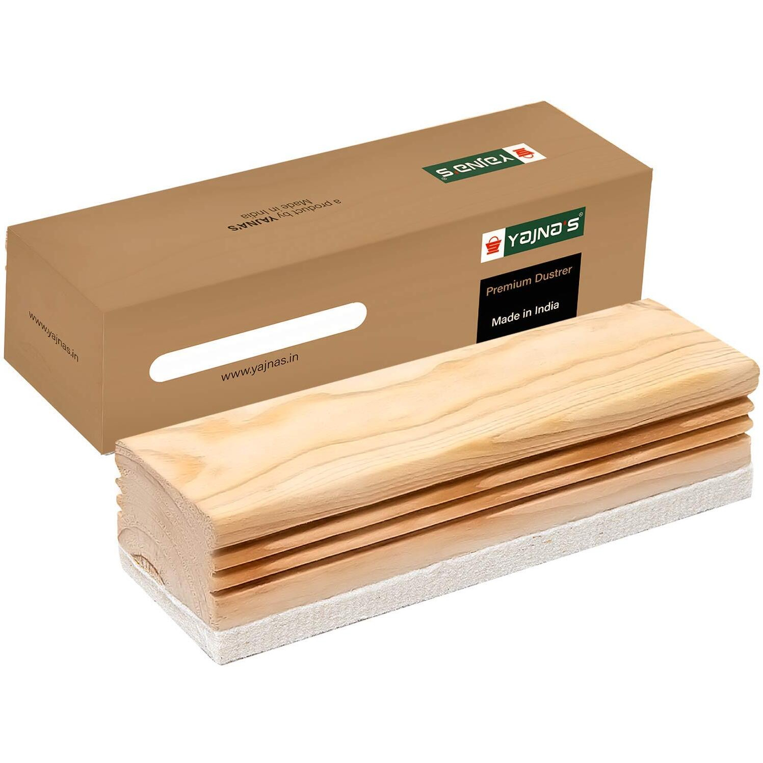 YAJNAS Non Magnetic 1.5X2 feet Double Sided White Board and Chalk Board, One Side White Marker and Reverse Side Chalk Board Surface, Wooden Duster, Marker & 30 CM Scale (Combo Pack of 4 Items)