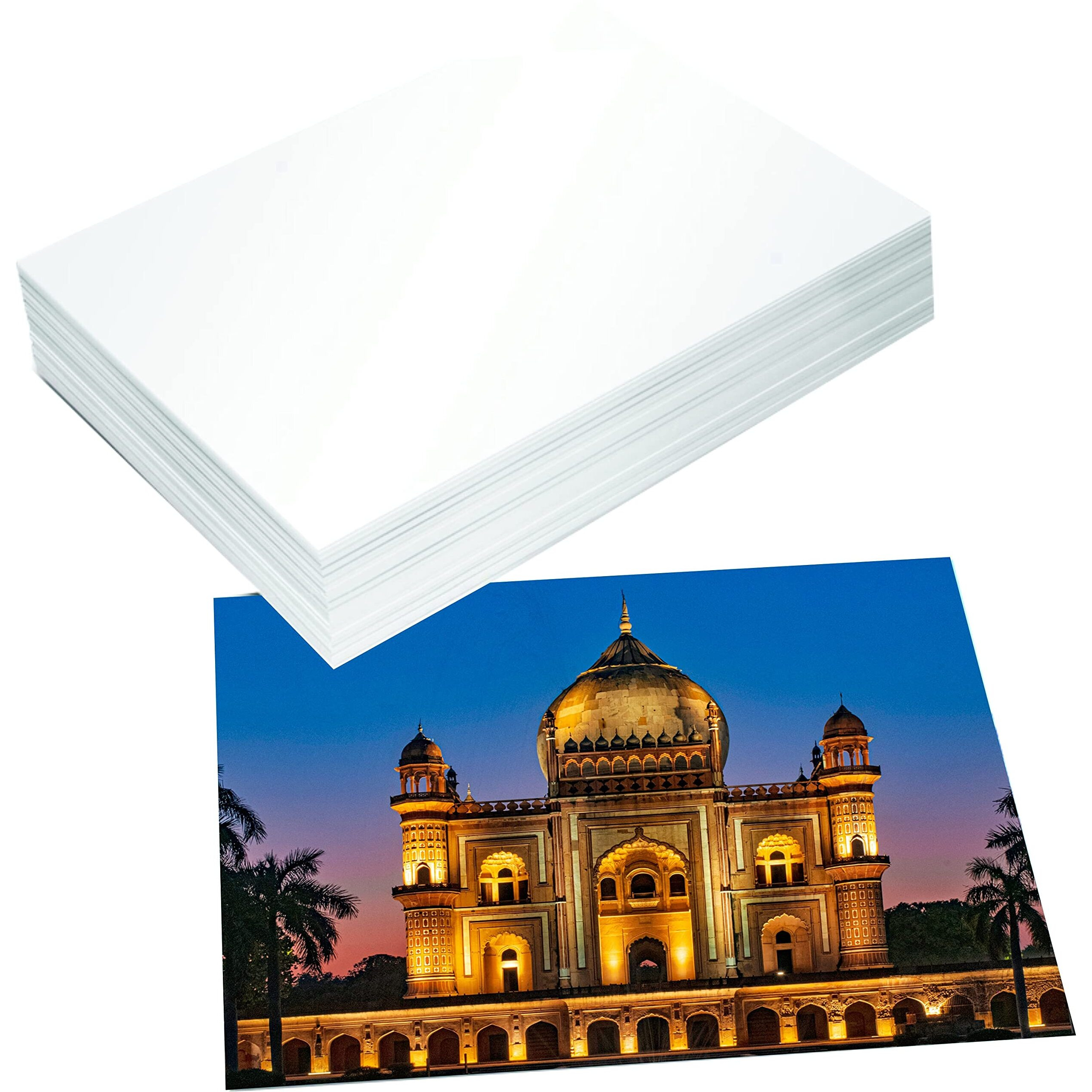 IMPRINT Photo Paper | for All Inkjet Printers | Glossy Finish | Size 4&quotx6" | Pack of 50 Sheets | 180 GSM Thick