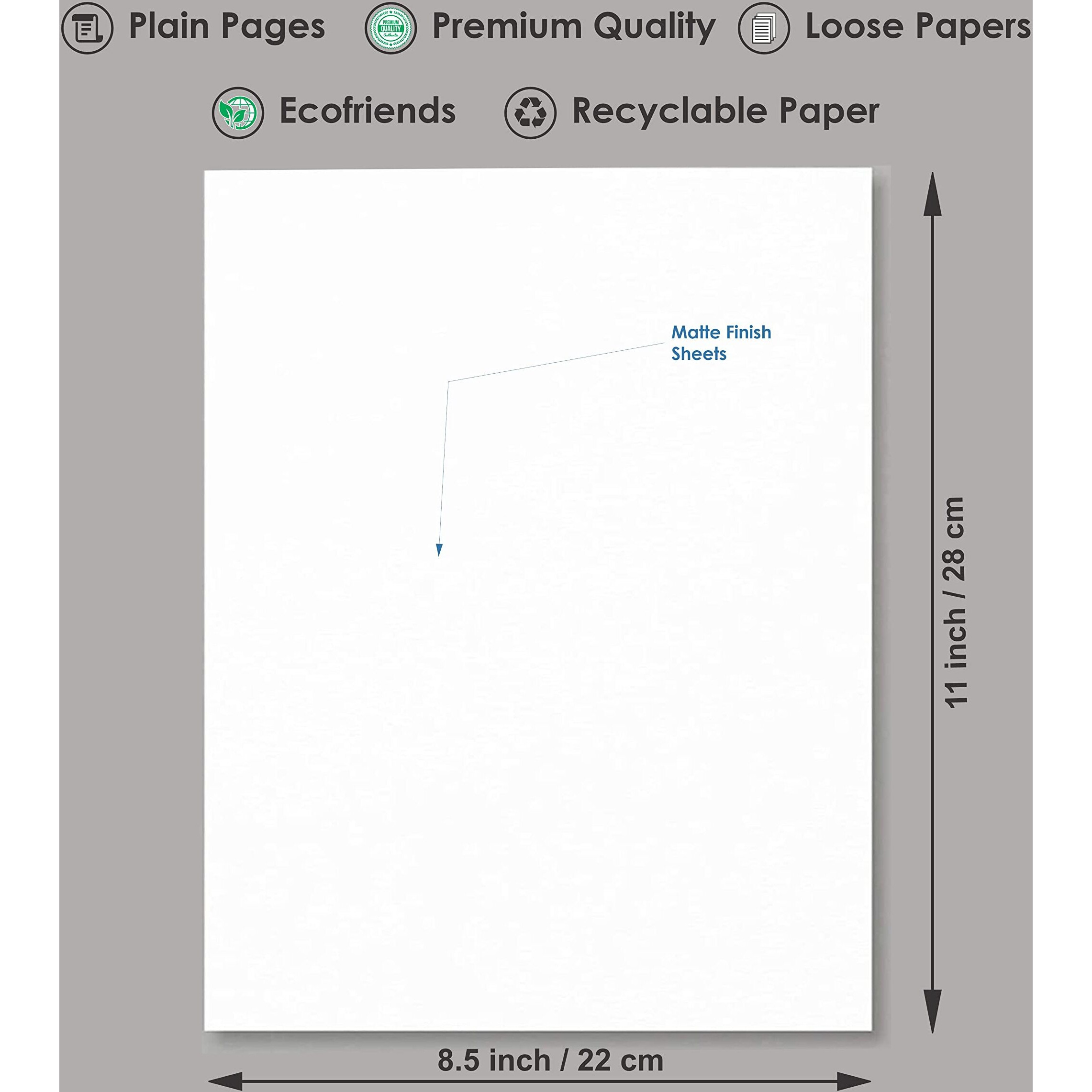 ESCAPER Multipurpose White Sheets A4-200 Sheets Pack of 120 GSM Paper for Kids and Adults to Unleash Creativity in Drawing, Sketching, Crafting, Project, Office Use and More