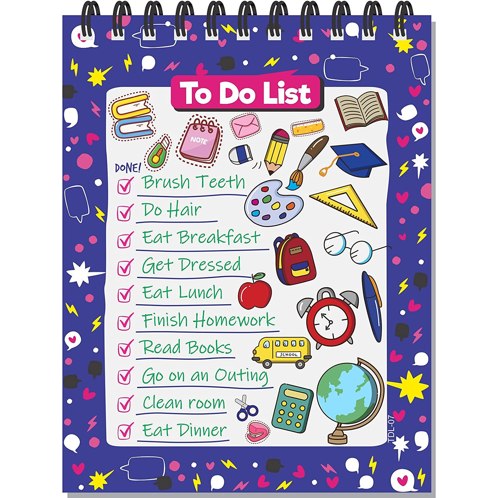 ESCAPER School Themed Activity To-Do List Planner that Sparks Organization and Encourages Productivity