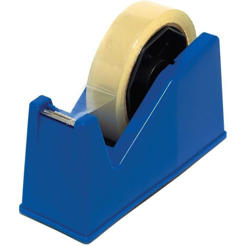 Panku Polo Cello Tape Dispenser for 1 and 0.5 Inch Tape Roll (Pack of 1, Assorted)