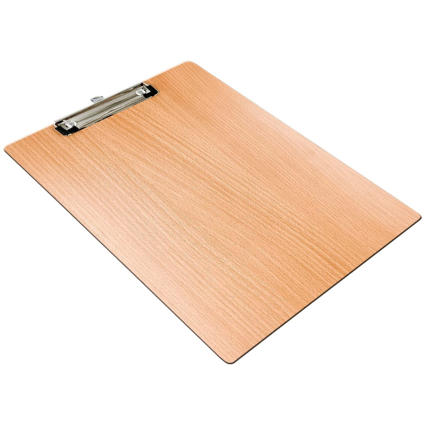 Eduway Exam Board Wooden/Writing/Clipboard  Lightweight MDF | Heavy Duty Clip for Office, School, Home, College, Shop - Brown Pack of 2 (Size- 9.5x13.5 inch)