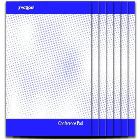 Tycoon Conference Pad | 30 pages | Ruled | Optic white paper | 8.5x5 inches | Pack of 25