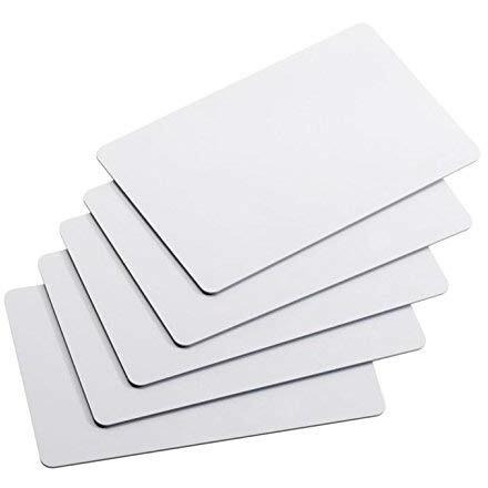 FEDUS Blank PVC Cards (Not For Inkjet Printers)(Each Pack Of 25 Cards)