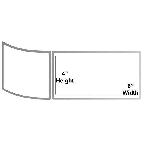 WHNOATOC 4 * 6 Thermal Shipping Labels, 400 Label,Perforated Postage, White Mailing Postage Label Thermal Paper Roll Compatible with Thermal Printer, Permanent Adhesive, Commercial Grade Pack-2