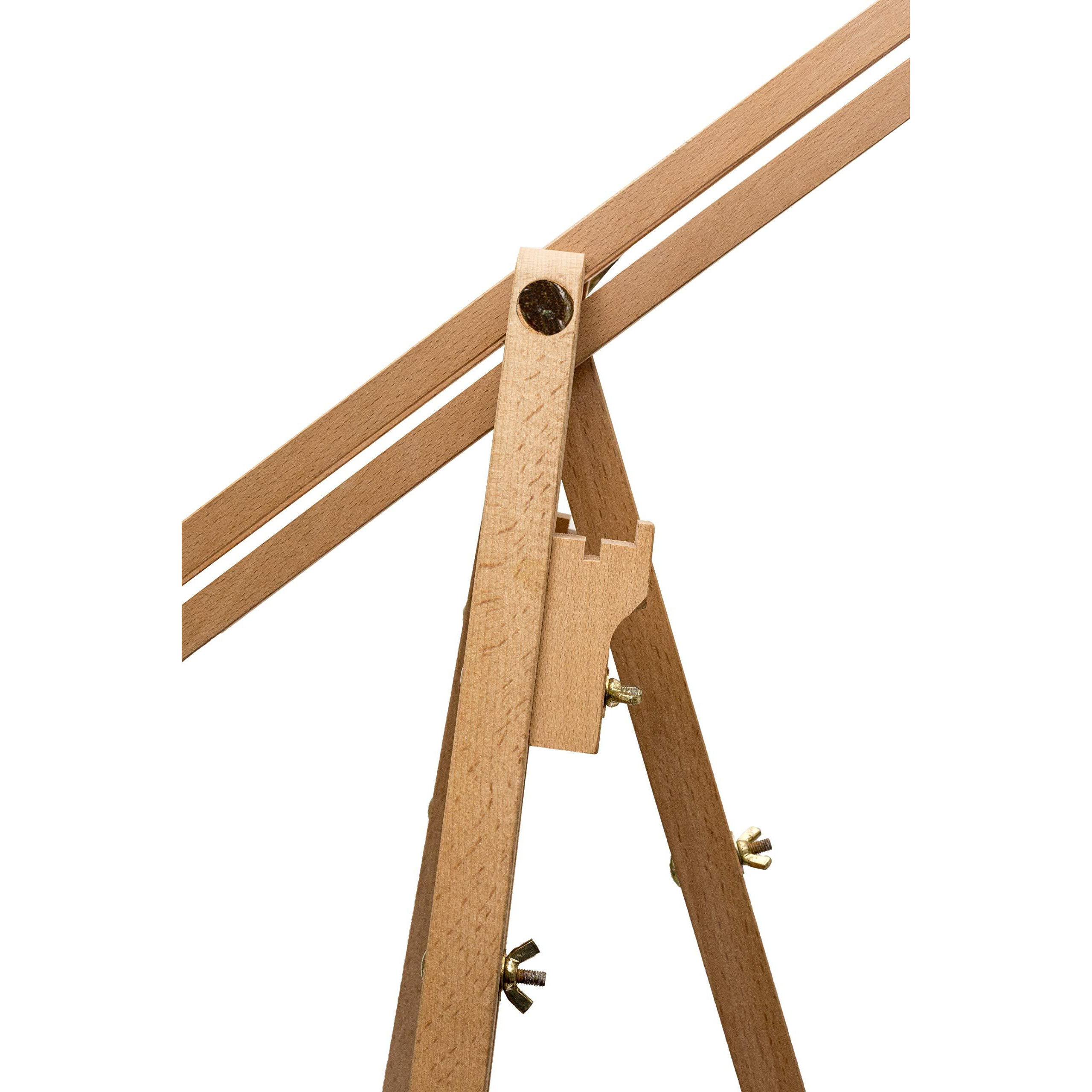 Brustro Artists Sketching Tilted Wooden Watercolor Easel Light