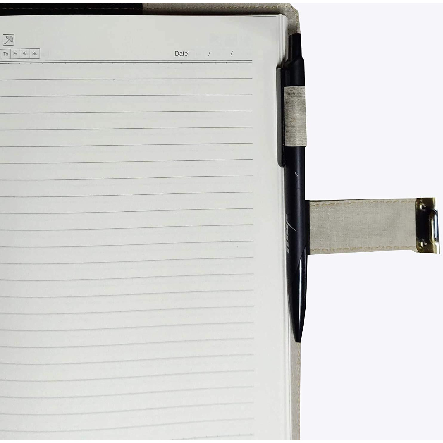 AccuPrints PU Leather 2024 Notebook Diary with Lock, Size 6 ny 8 inch or A5 with Combination Password Journal- Pages 200 undated