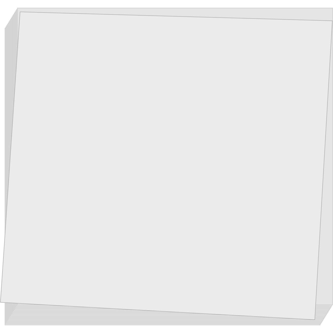 IMPRINT Transparent Sticky Notes | 3x3 Inches | 50 Sheets | 1 Pack