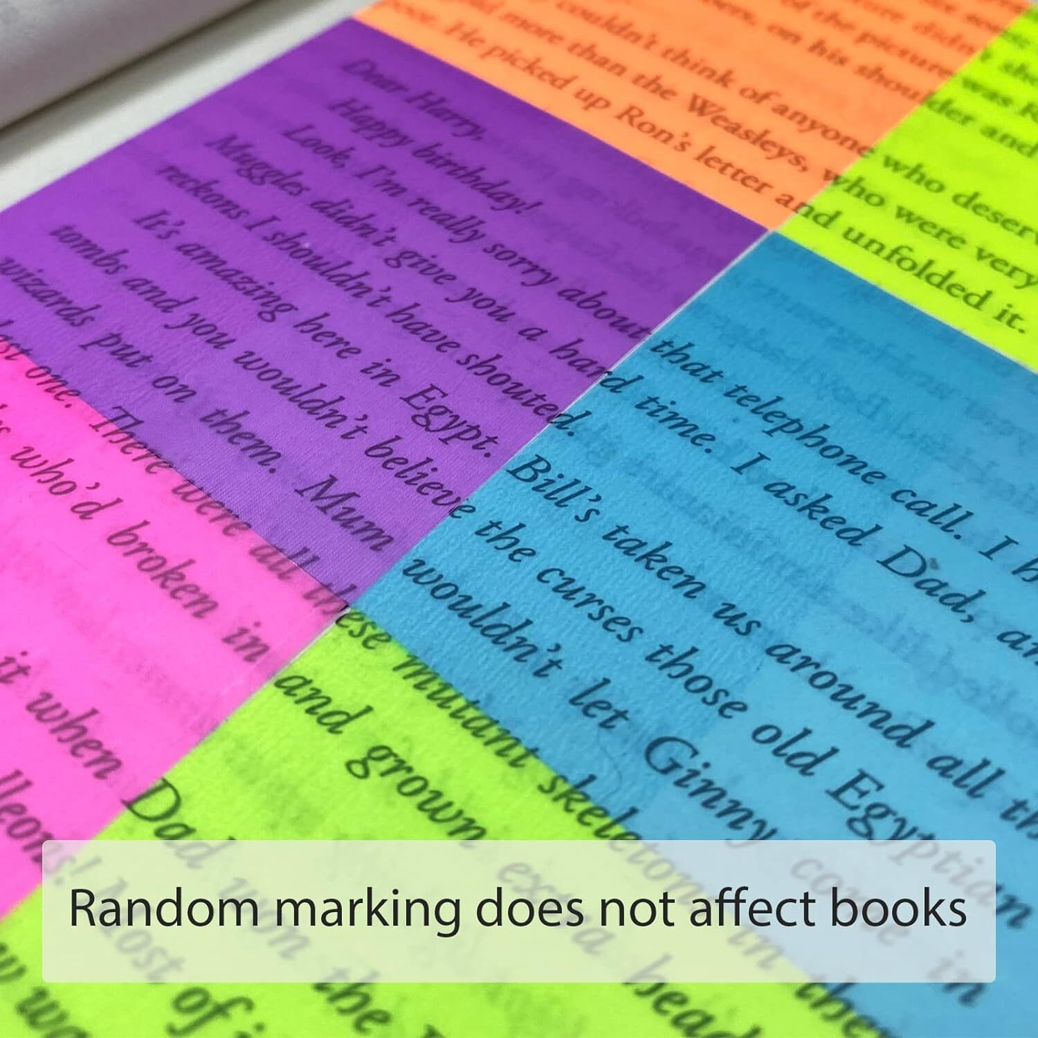 OFIXO Transparent Self-Sticky Note Pads, Clear Notes 76mm X 76mm Transparent Self Adhesive Removable Perfect for Studying and Writing, Sheet 300 Pcs (Green)