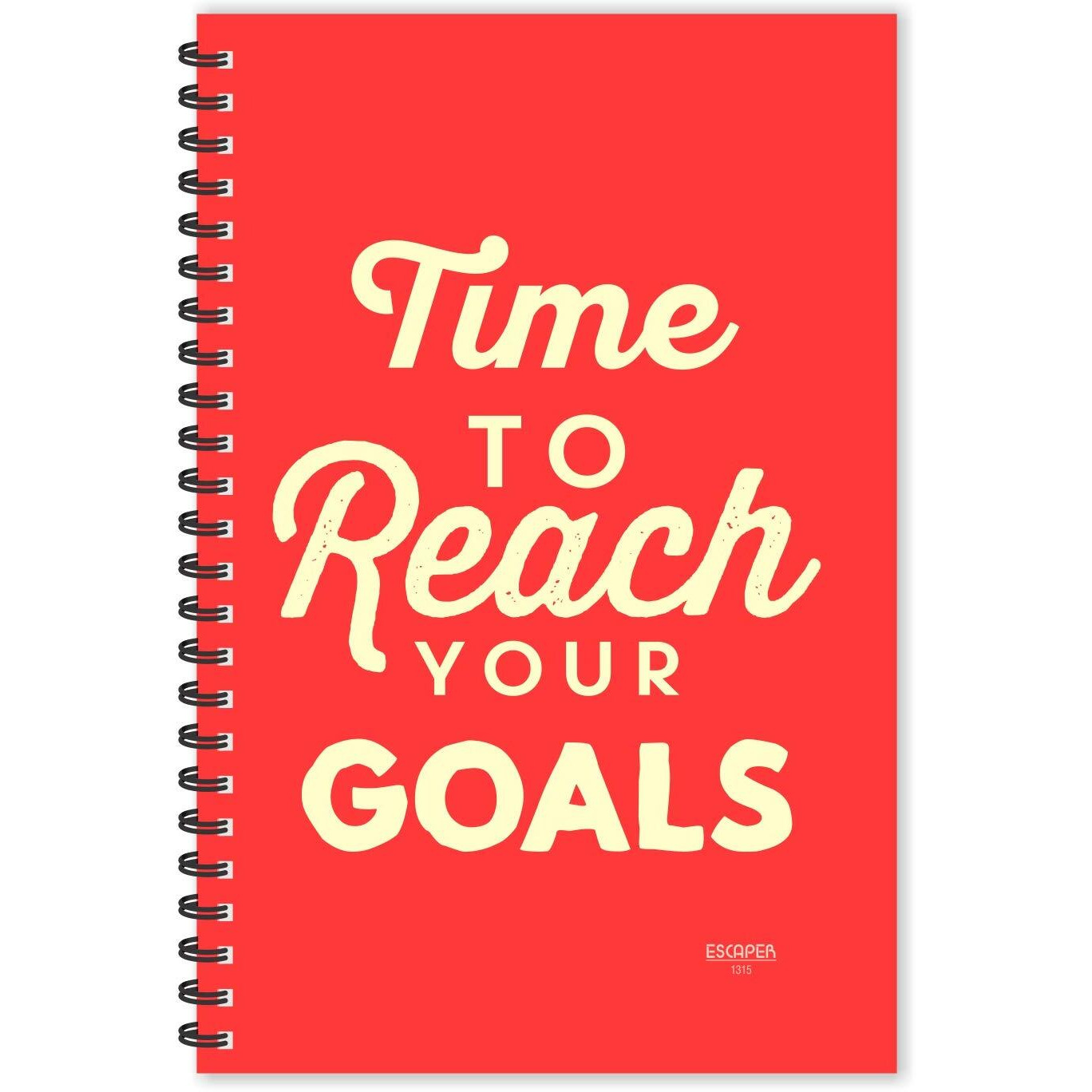 ESCAPER Reach Your Goals Ruled - A5 Size - 8.5 x 5.5 inches Designer Motivational Diary, Motivational Quotes Diary, Diary Notepad, Diary for Office, Diary for Gift