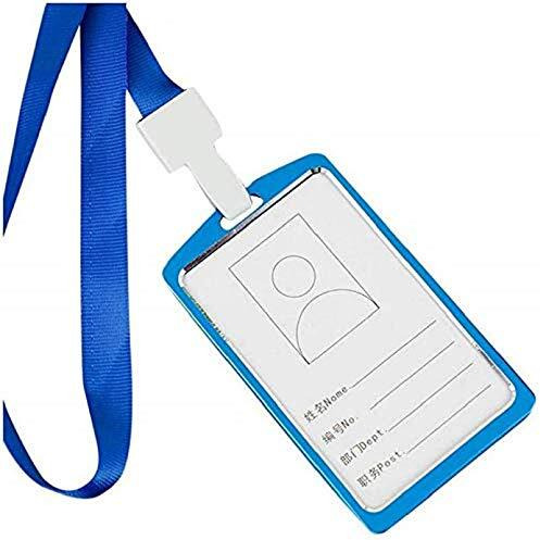 WHNOATOC Blue id card holder for office,id card holder for women,id card holder for men stylish,id card holder for school student,id card holder for office steel, office id card cover holder PACK OF 1