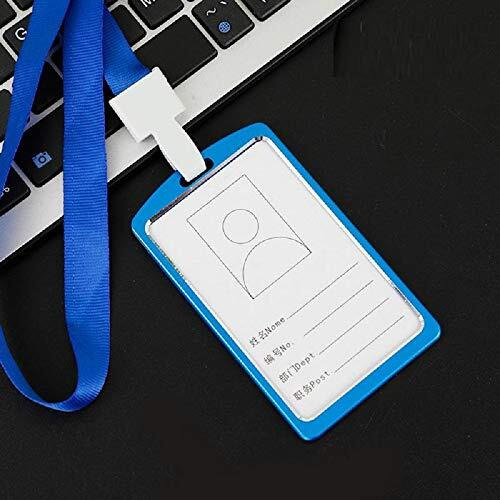 WHNOATOC Blue id card holder for office,id card holder for women,id card holder for men stylish,id card holder for school student,id card holder for office steel, office id card cover holder PACK OF 1