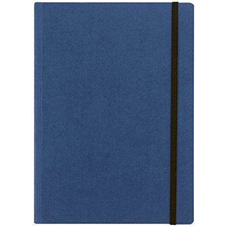 Fabriano Ecoqua A6 Glued Bound Blank Notebook Blue