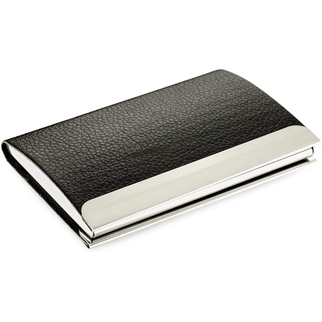 OFIXO Premium Metal (9033) Stylish Executive Credit/Debit/ATM/ID/Visiting Super Sleek, Sturdy || 6 Card Holder 9.5cm X 6.7cm X 1.3cm|| for Men's & Women's