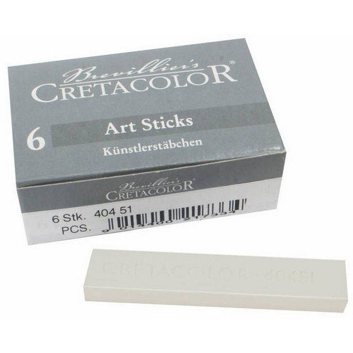 CRETACOLOR Art Sticks (White Chalk Dry) (CH404 51)