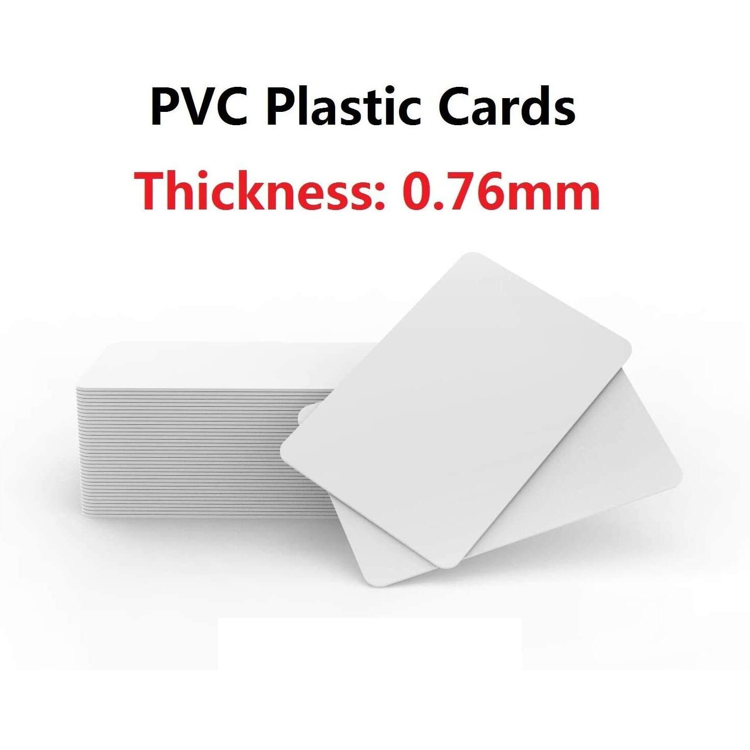 FEDUS Printable Plastic Blank White PVC ID Cards for Inkjet Printers - (Aadhar Card, College ID, Gate Pass, etc) Set of 225 Cards 1 Box Single for EPSON Printers ONLY