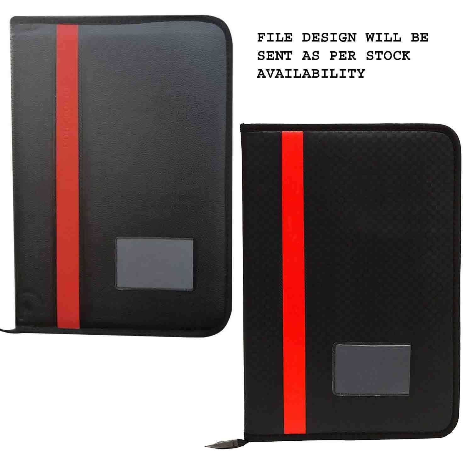 GreatDio Files and Folders Executive Files and Folders -Pack of 2/Certificate File Holder/Document Folder for certificates/Document Folder for certificates a4 Size/Document Folder with Zip