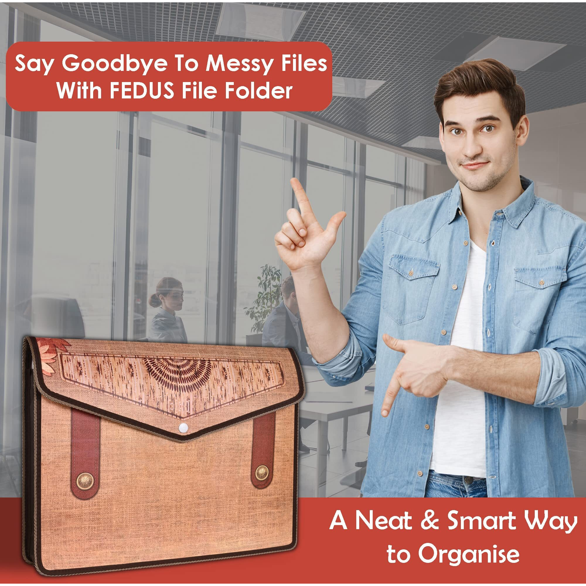 WHNOATOC Documents Holder Envelope Folder, Stylist Printed File Storage Bag with Snap Button Transparent Plastic File for documents Certificate File Holder/Document Folder Organizer for Certificate