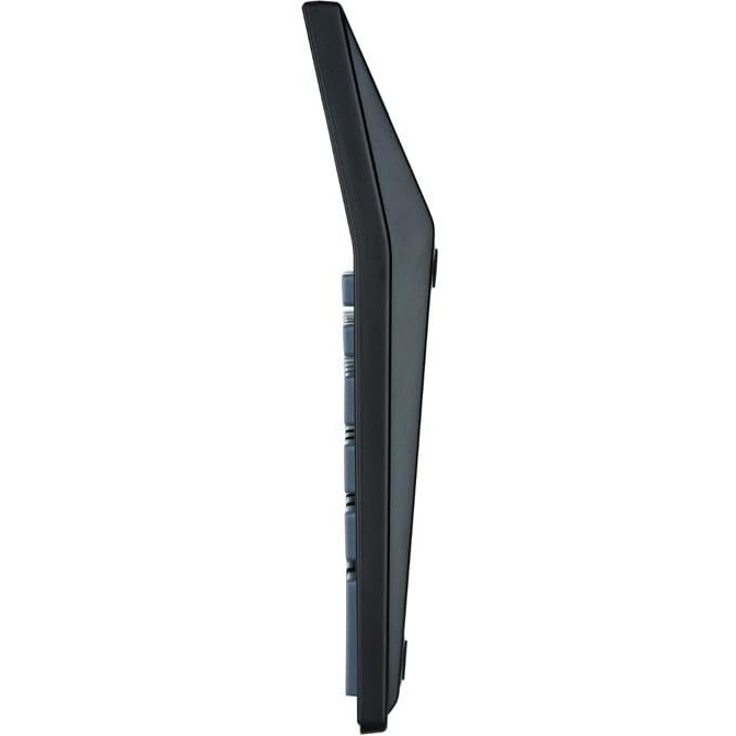 Flair FC-600 Desktop Series Basic Calculator | 12 Digits Calculator | Mark Up with GT Keys | Auto Power Off | Dual Power with Solar | Auto Replay | 112 Steps Check & Correct | Black, Pack of 1
