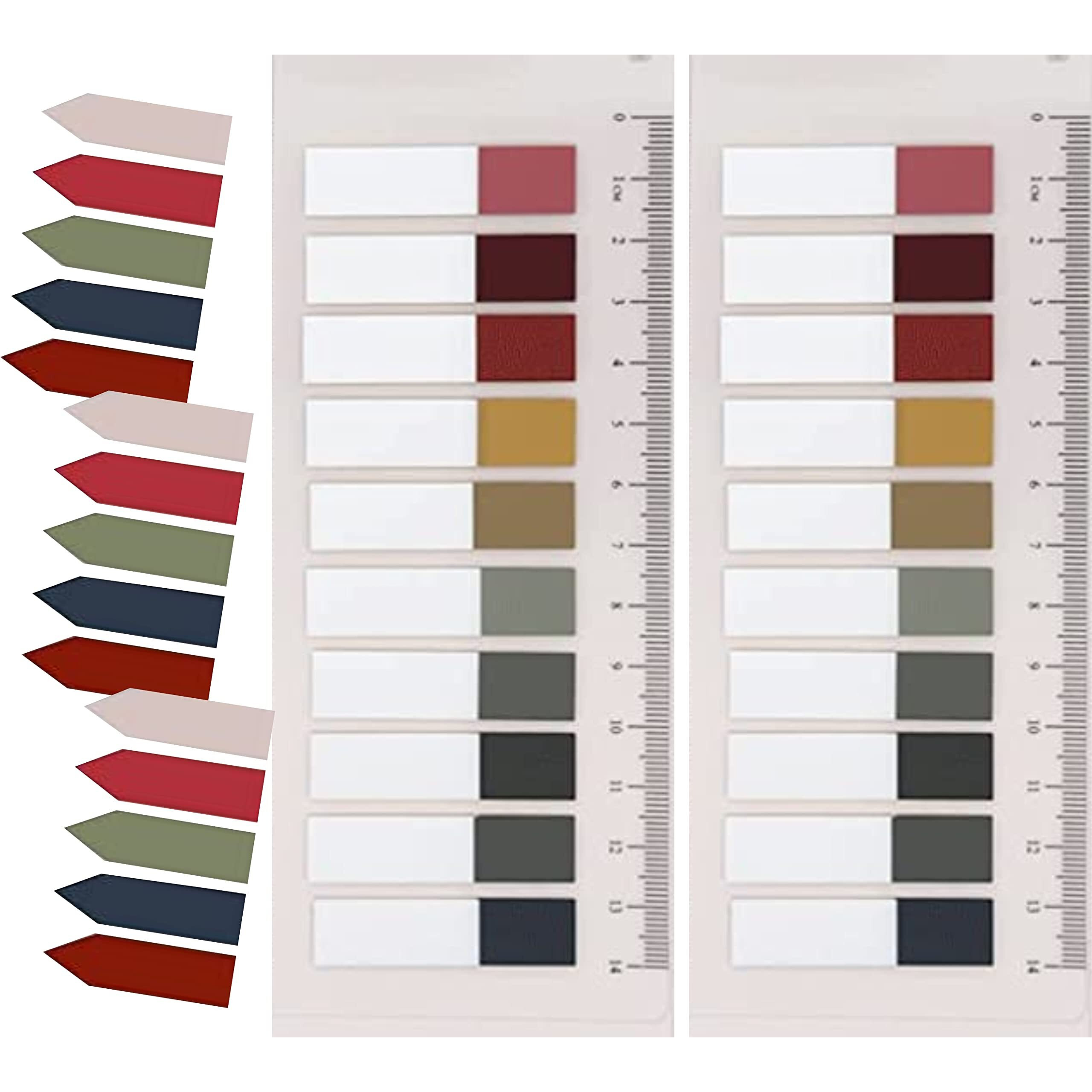 IMPRINT Sticky Tabs Page Markers | Morandi Vintage Colors | Sticky Note Tabs Colored Writable and Repositionable Book Flags Tabs Strip Index Tabs, Page Tabs | 5 Packs | 700 Flags |