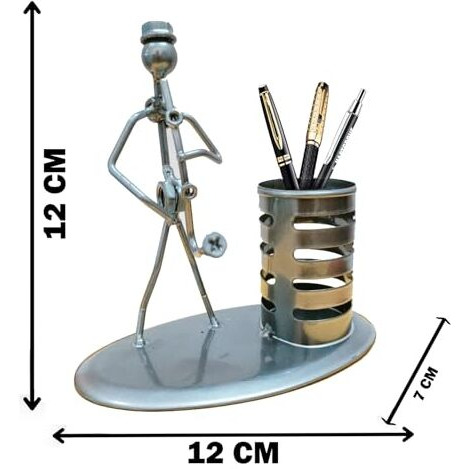 OFIXO Metal Pen Holder with Musician Playing Pen Stand Pack of 1