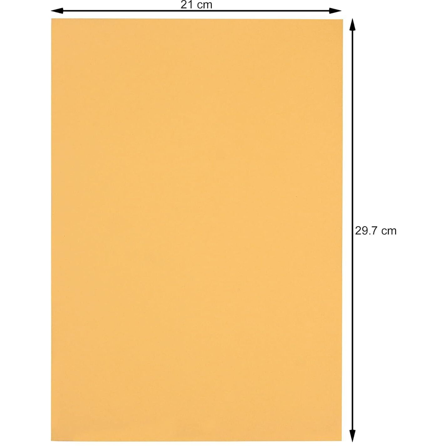 Zebric A4 Size Premium Coloured Paper/Sheets For Art & Craft Projects School Colleges (Pack of 50 Sheets)