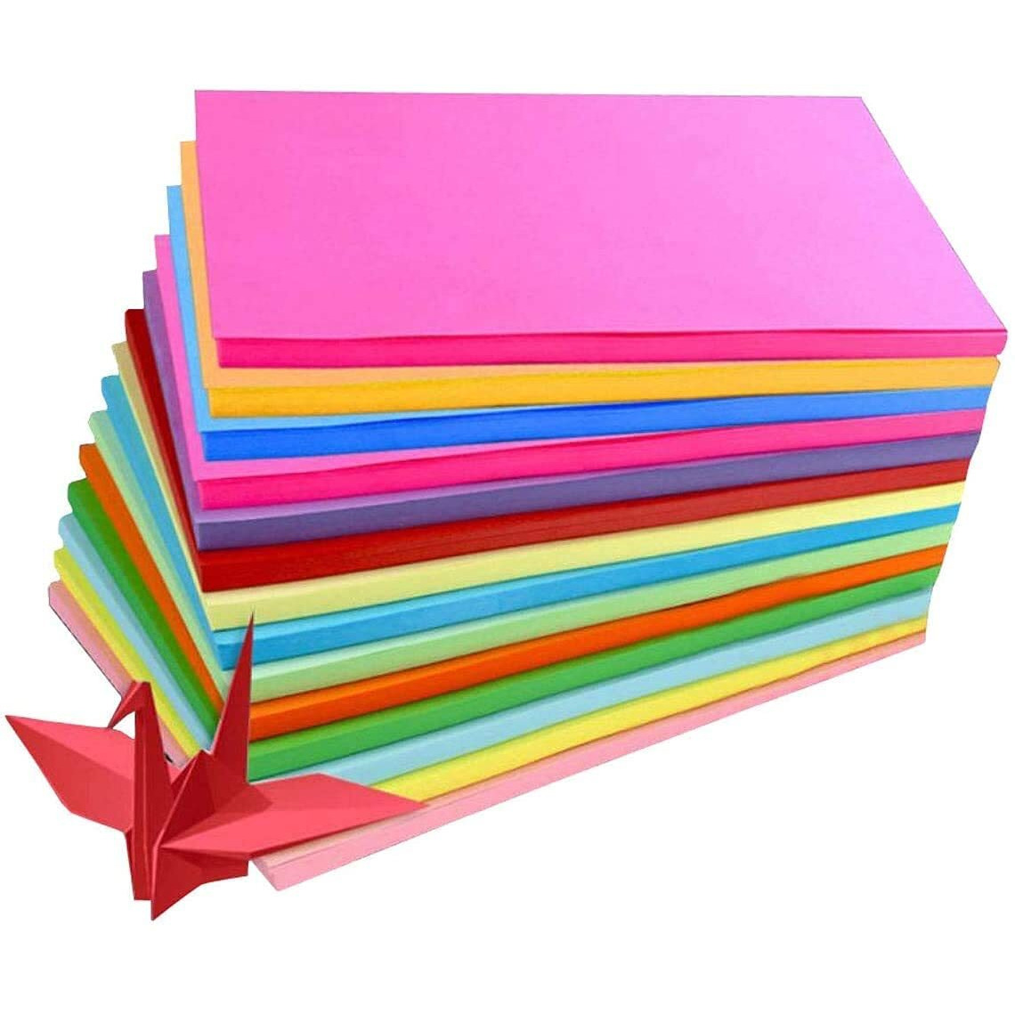 Zebric A4 Size Premium Coloured Paper 100 Sheets With 10 Assorted Colours Copy Paper Printer Paper Craft Paper Multipurpose Colored For Art & Craft Purpose.