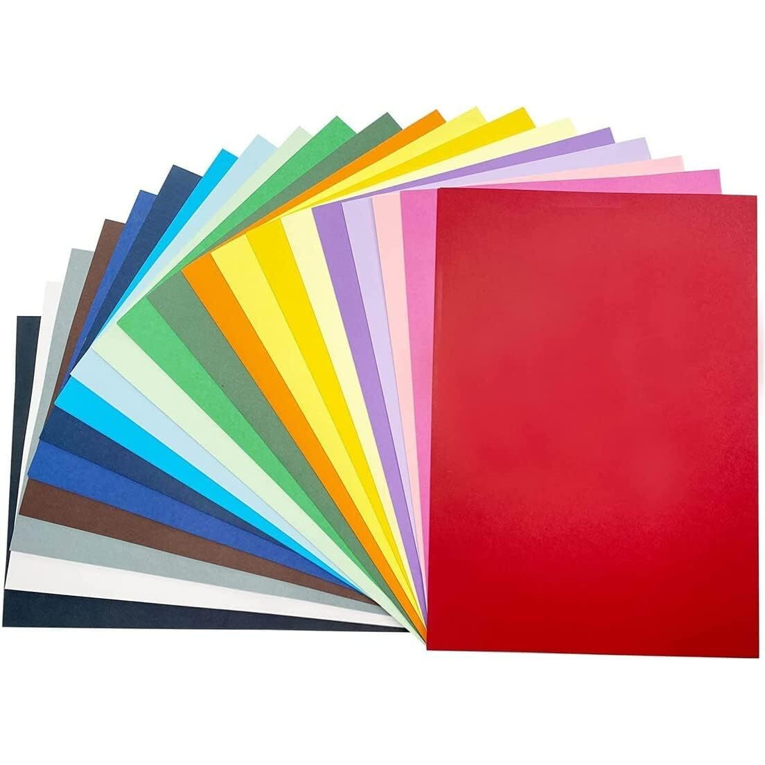 Eclet A4 100 Coloured Sheets (10 Sheets each color) Copy Printing/Art and Craft Paper Double Sided Coloured Office Stationery Children's Day Gift, Birthday Gift, Party Favors,christmas decor etc