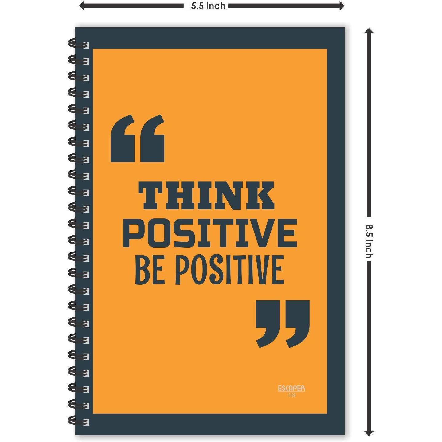 ESCAPER Stay Wild Motivational Diary (A5 Size - Ruled 160 Pages) (Think Positive)