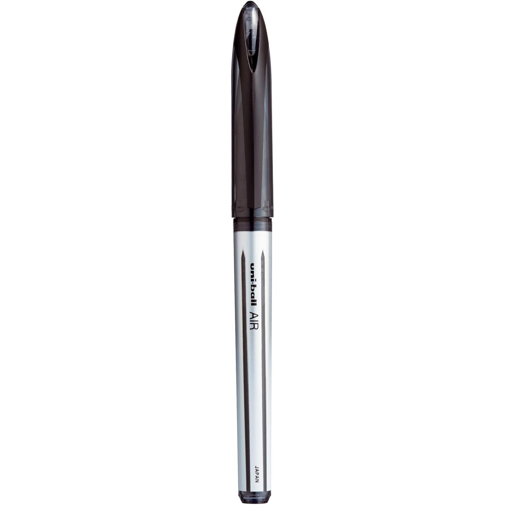uni-ball Air UBA 188 L 0.7mm Roller Ball Pen Combo | Blue & Black Ink, Pack of 6