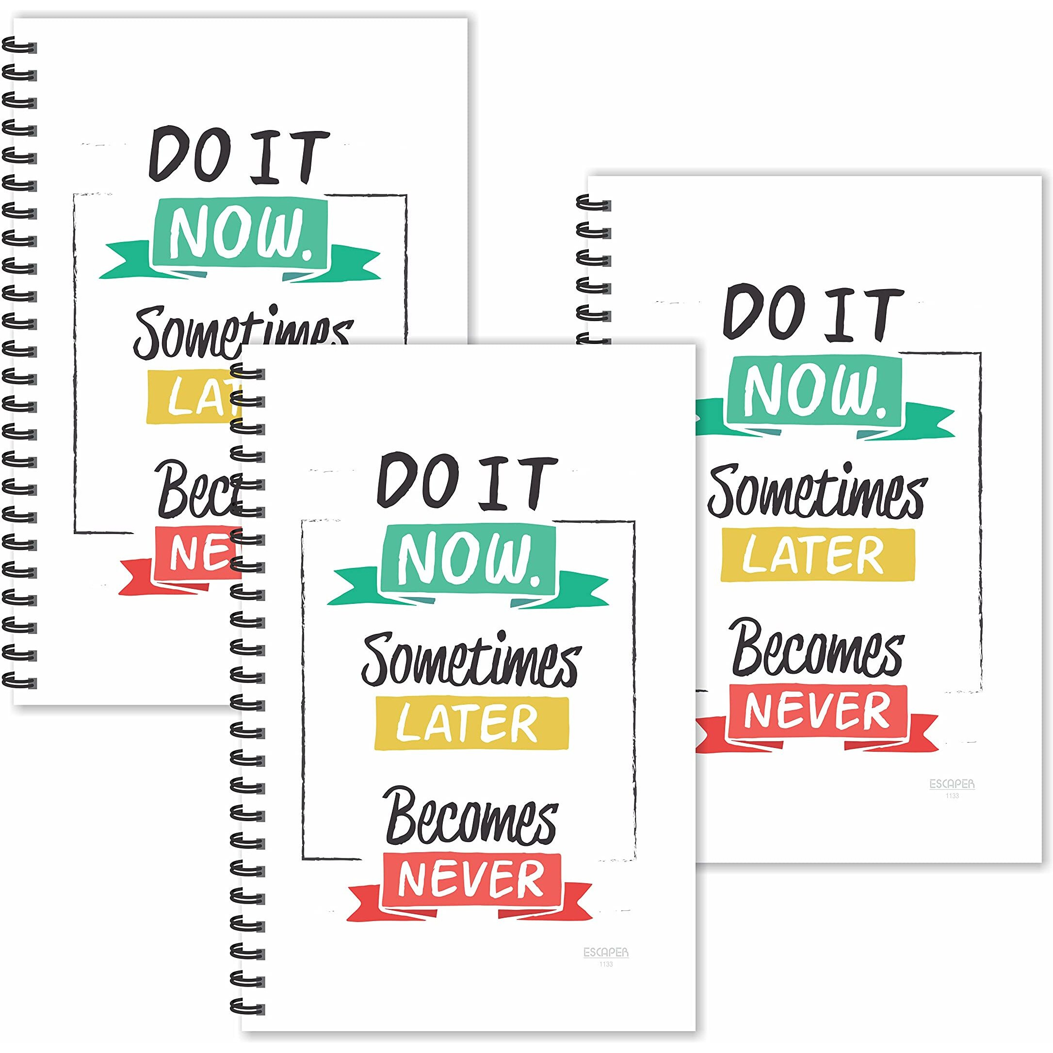 ESCAPER Stay Wild Motivational Diary (A5 Size - Ruled 160 Pages) (Do It Now)