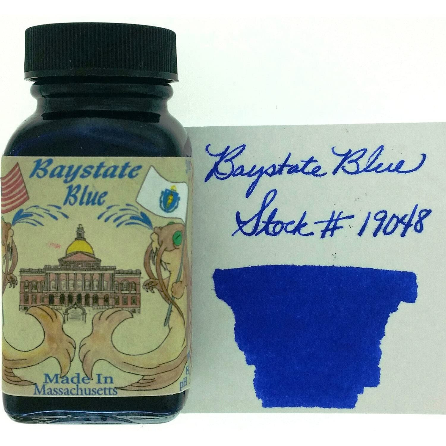 Noodlers Ink Bottle (Baystate Blue - 88 ML) 19048