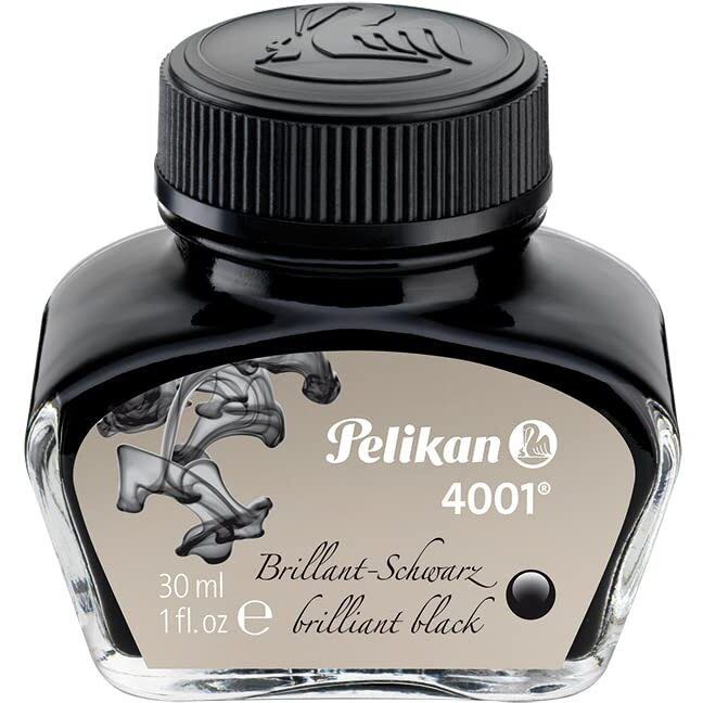 Souveran Fountain Pen Bottled Ink for Pelikan Pens, Black, 1 oz. PIC301051