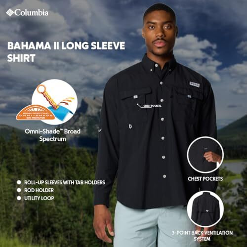 Columbia Mens Bahama II Long Sleeve Shirt
