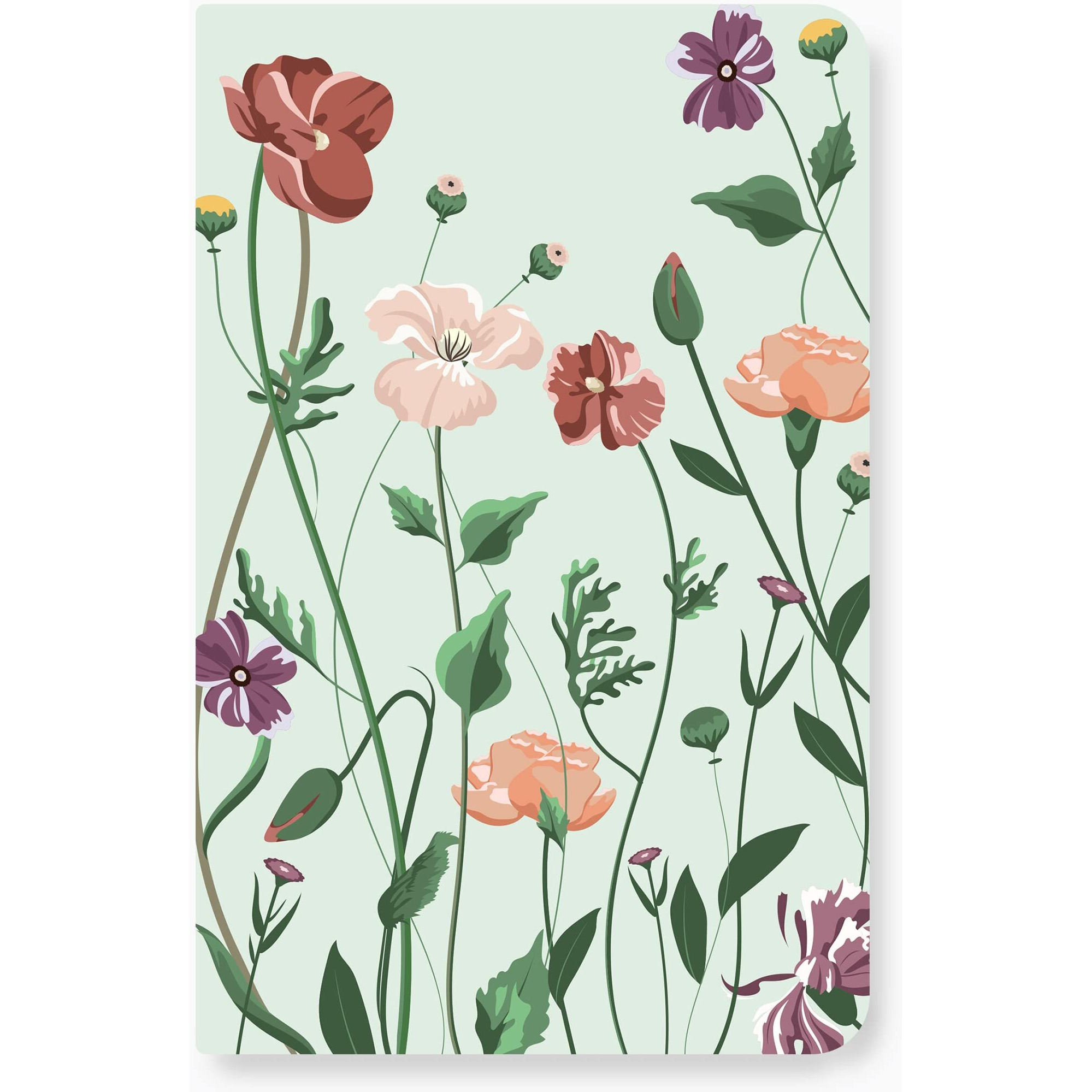 FACTOR NOTES A5 Notebook Ruled | 90 GSM | 160 Pages (Botanical)
