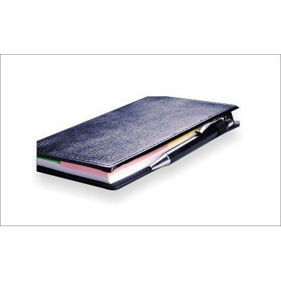 COI Memo Note Pad|Memo Note Book with Sticky Notes & Clip Holder in Diary Style (White 5 pcs)